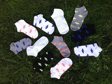 Barevné ponožky MiPoN ze Sloupu